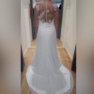 Off White A Line Wedding/Engagement Pictures Dress